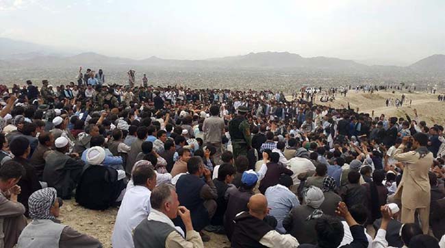 مراسم خاکسپاری قربانیان انفجار روز شنبه برگزار شد